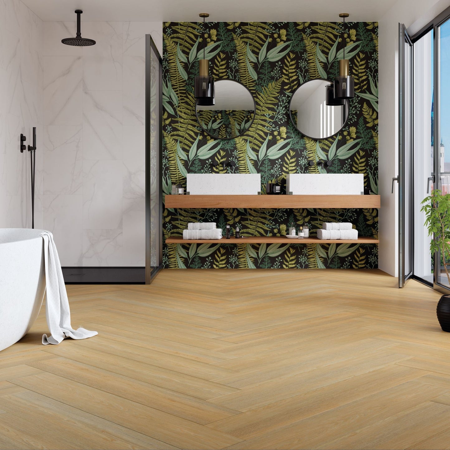 Polyflor Expona Design Natural Brushed Oak 6179