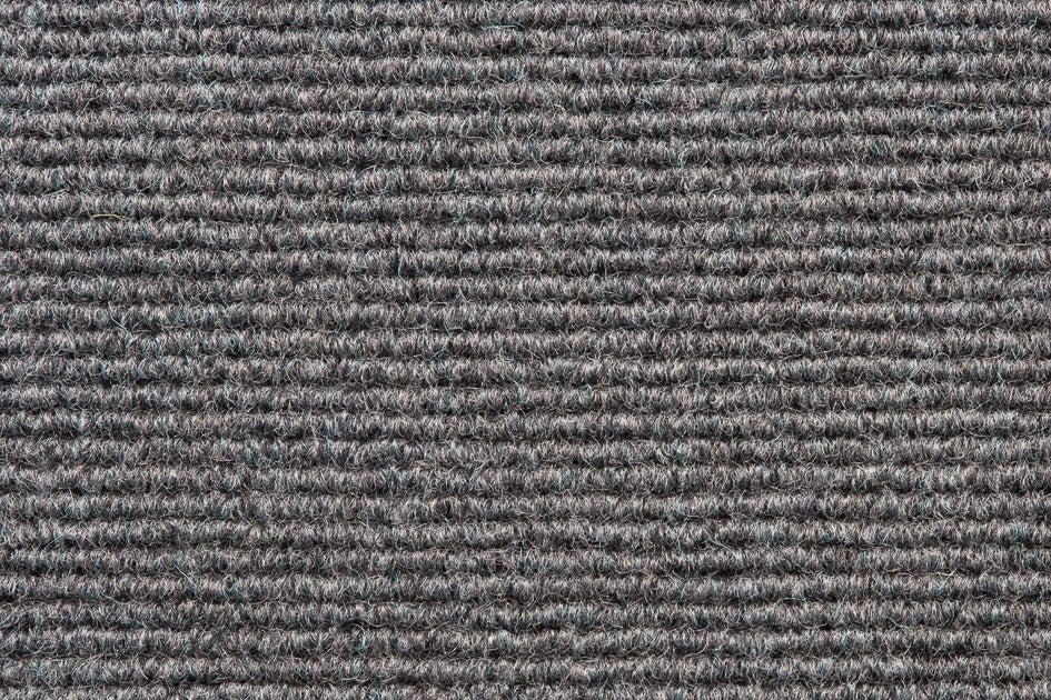 Heckmondwike Broadrib Carpet Tile Kingston Grey 50 X 50 cm