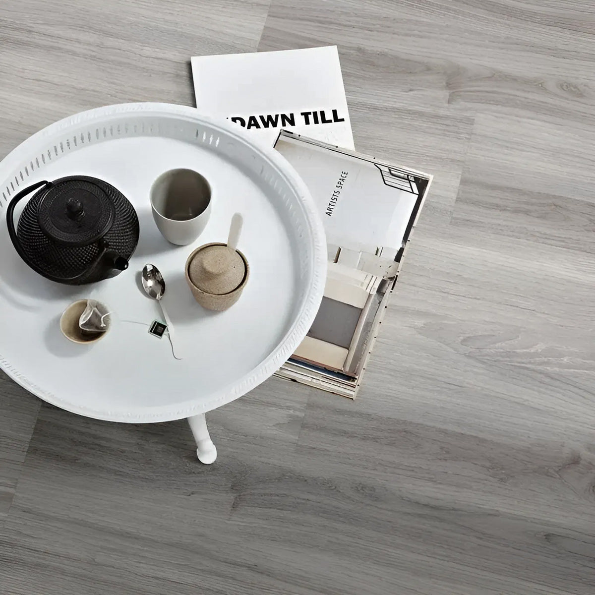 Polyflor Camaro Rigid Core PUR Plank Grey Mountain Ash 4154