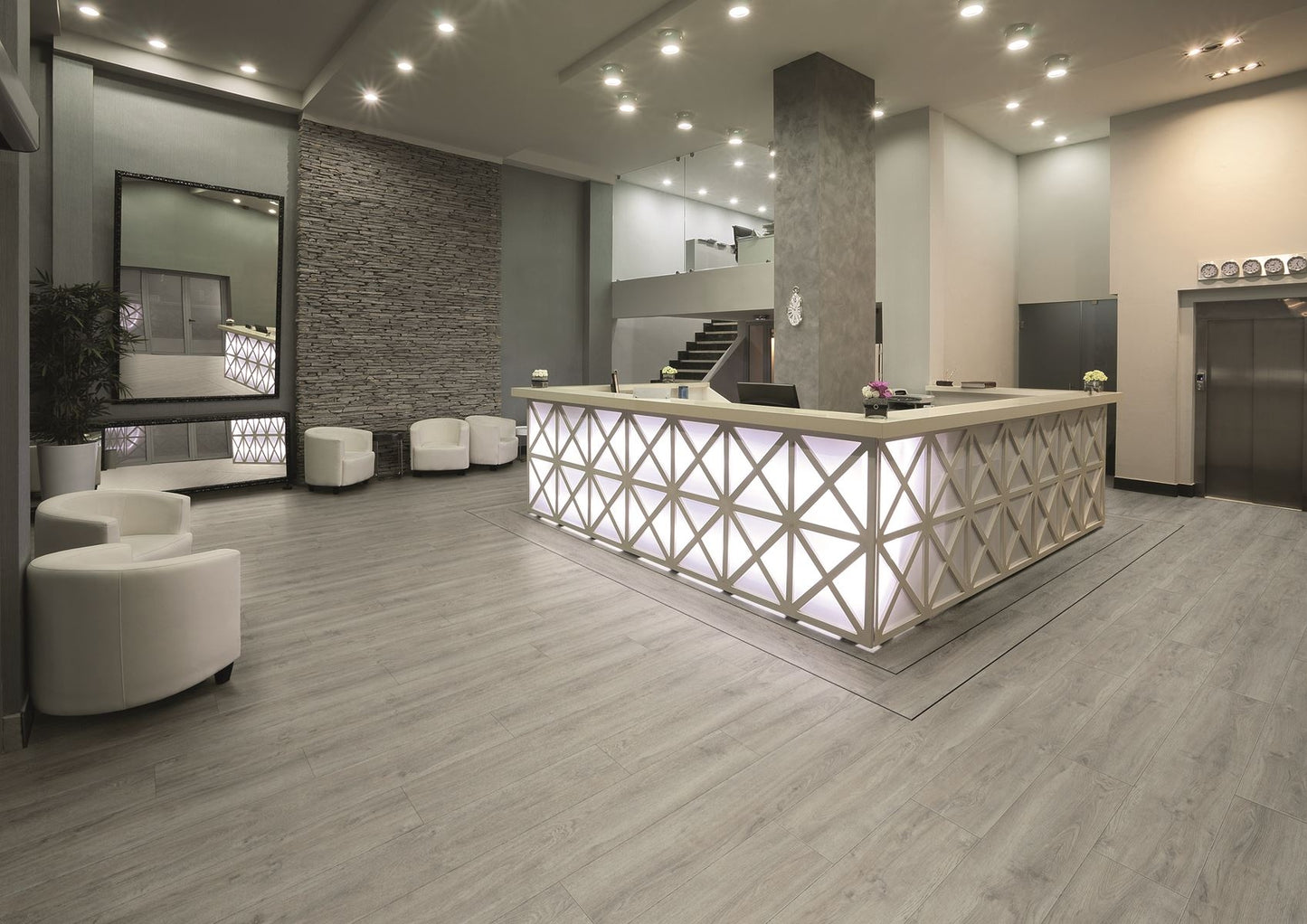 Polyflor Expona Bevel Line Ashen Oak 2818