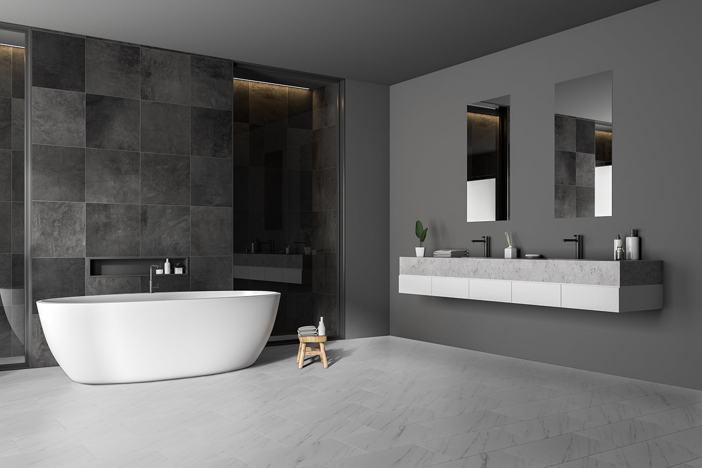 Luvanto Click Plus Carrara White