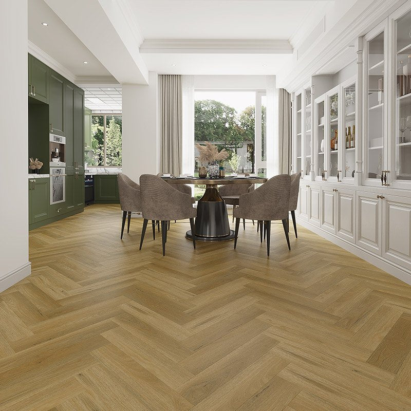 Luvanto Click Plus Herringbone Natural Oak