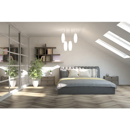 Luvanto Design Contemporary Herringbone Misty Elm