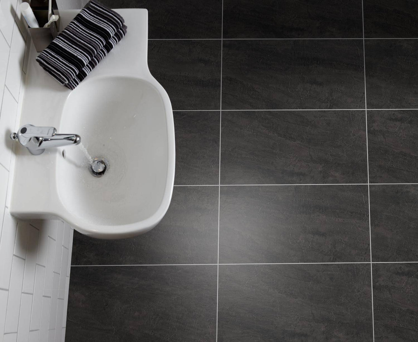 Polyflor Colonia Stone Welsh Raven Slate 4535