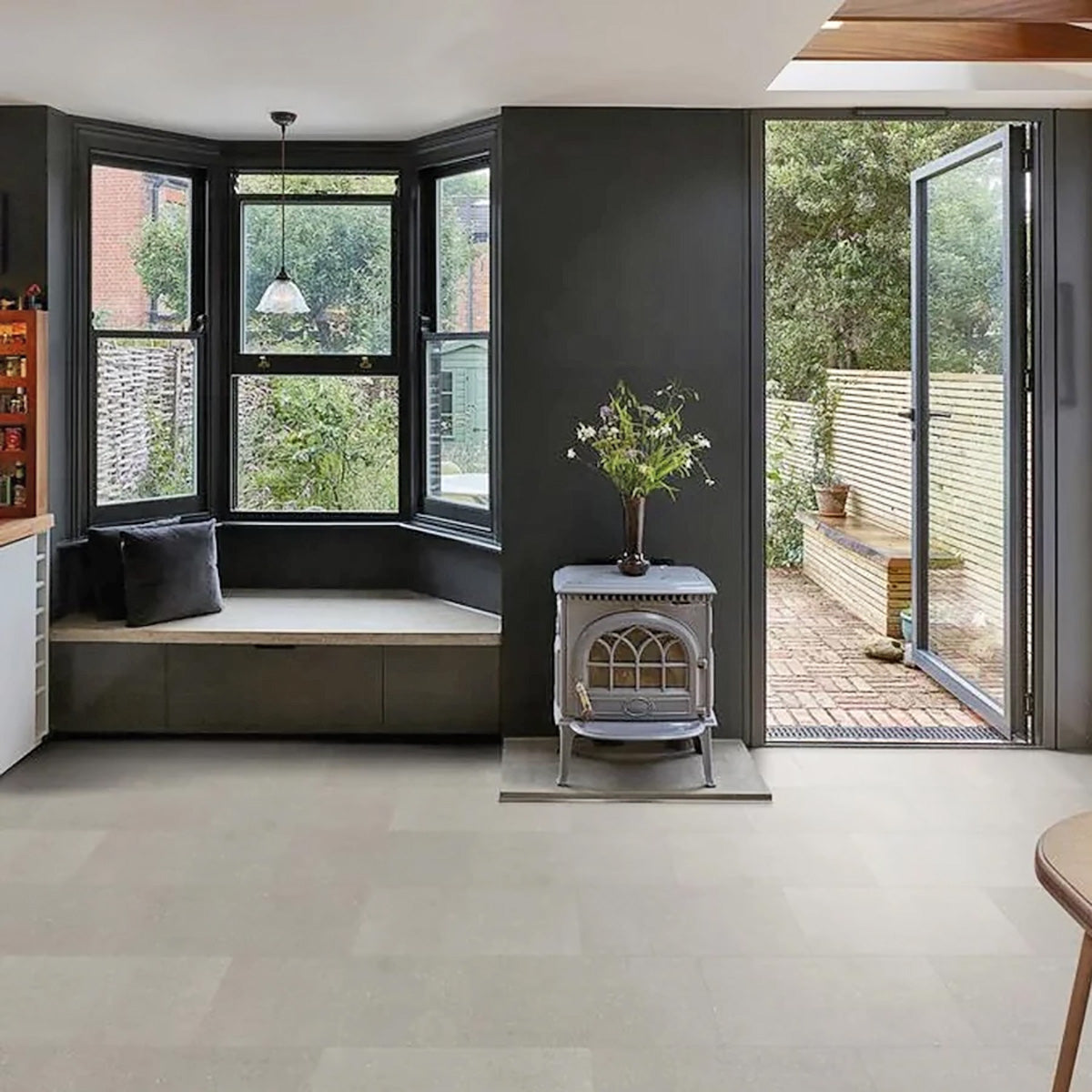 Polyflor Camaro Rigid Core PUR Tile Pearl Micro Terrazzo 4153