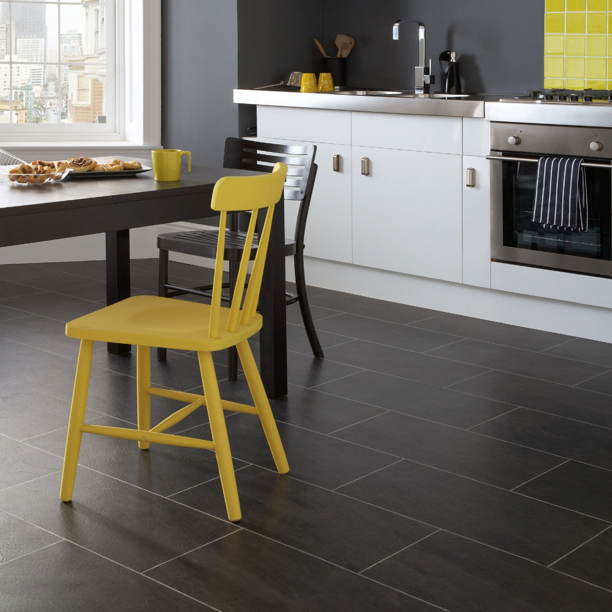 Polyflor Colonia Stone Welsh Raven Slate 4535