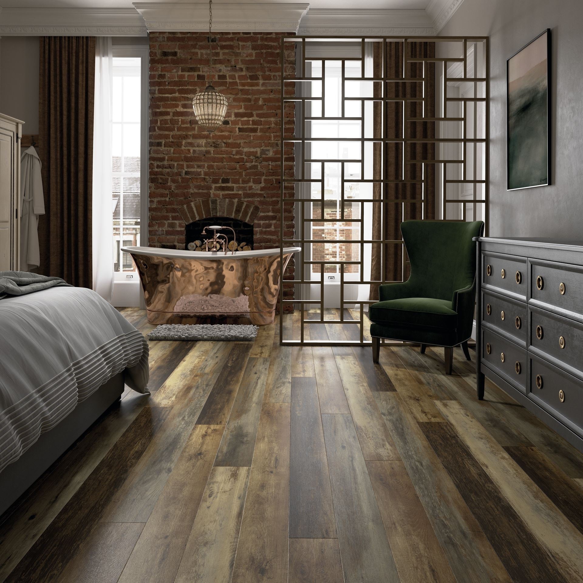 Polyflor Expona Design Rustic Spiced Timber 9047 | Flooring Masters