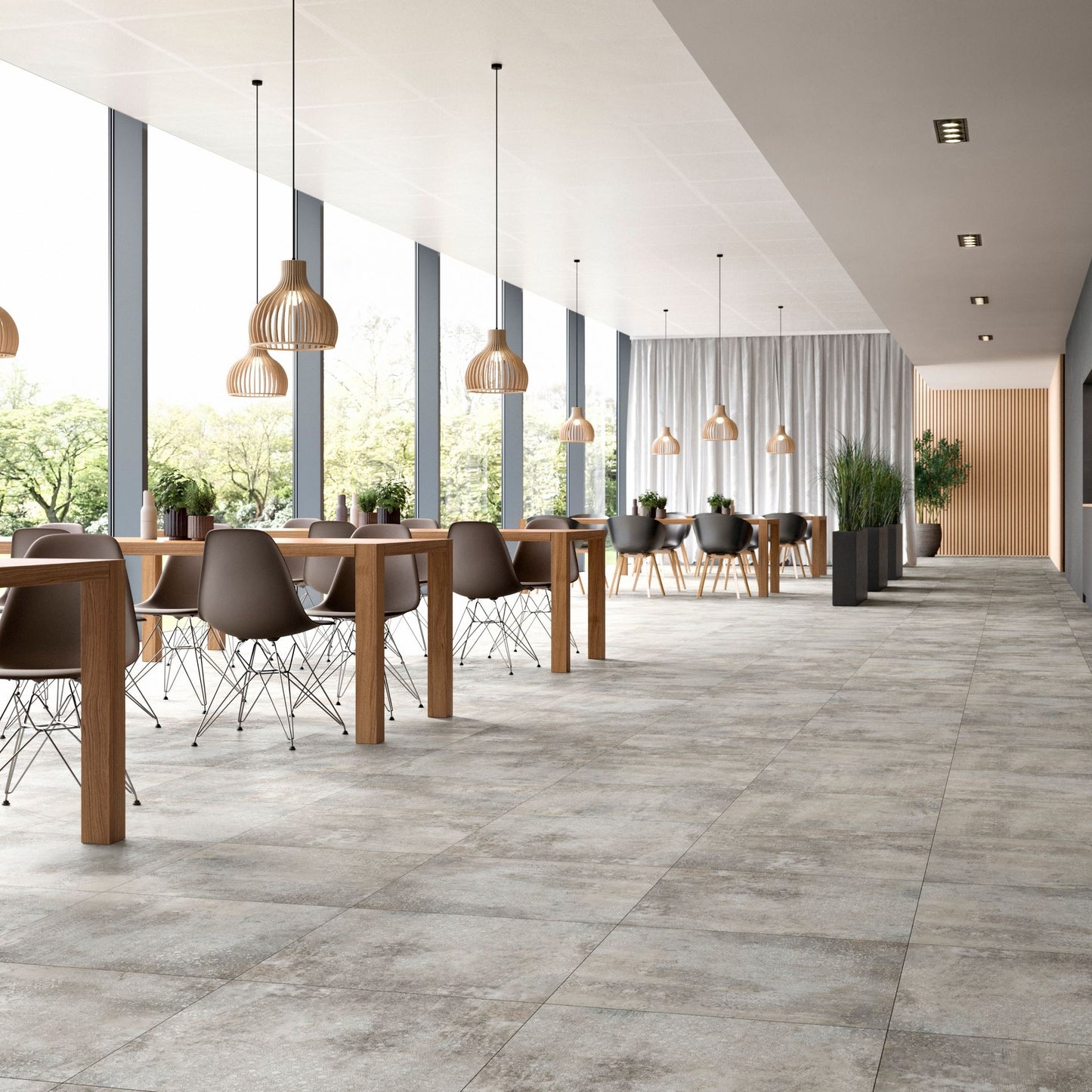Polyflor Expona Design Grey Stencil Concrete 9139