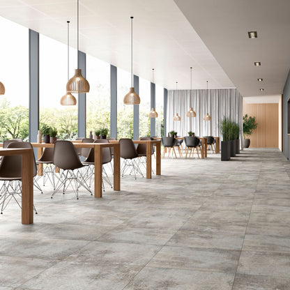 Polyflor Expona Design Grey Stencil Concrete 9139