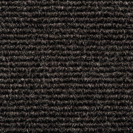 Heckmondwike Broadrib Carpet Tile Graphite 50 X 50 cm