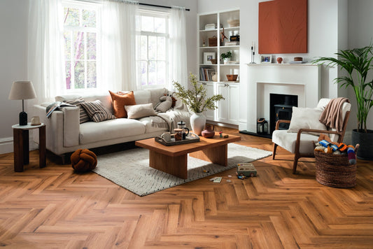 Luvanto Premium Click Plus Herringbone Old English Oak