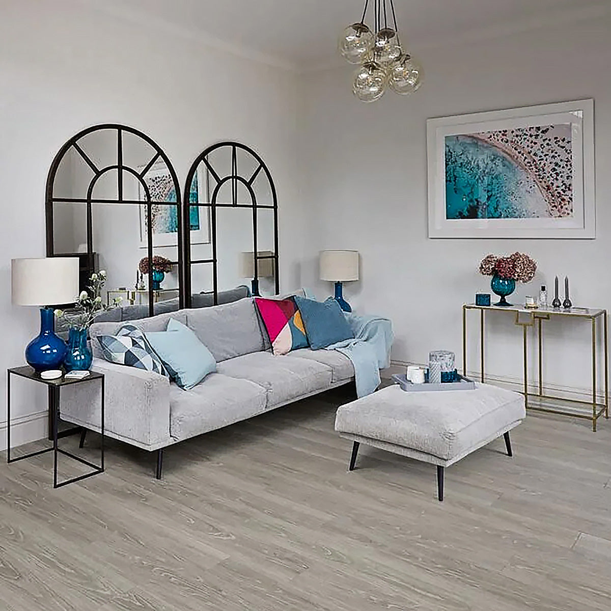 Polyflor Camaro Rigid Core PUR Plank Moorland Oak 4163