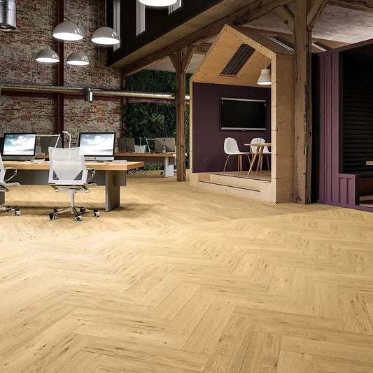 Polyflor Expona Commercial French Oak Parquet 4122