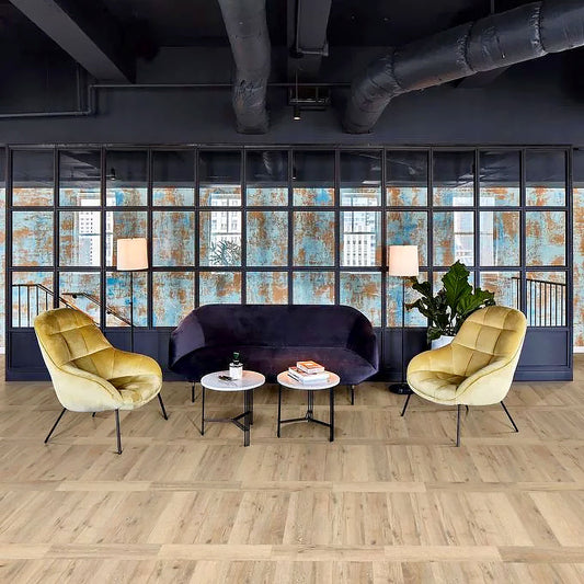 Polyflor Expona Commercial Oiled Oak Parquet 4128