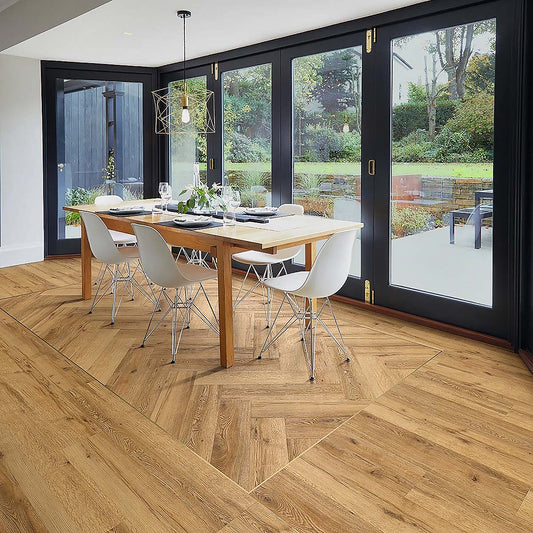 Polyflor Expona Commercial Sherwood Oak Parquet 4123