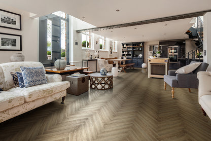 Luvanto Design Contemporary Herringbone Reclaimed Oak