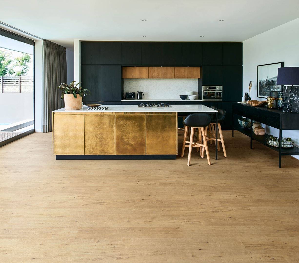 Polyflor Expona EnCore Rigid Loc Rice Wine Oak 9028
