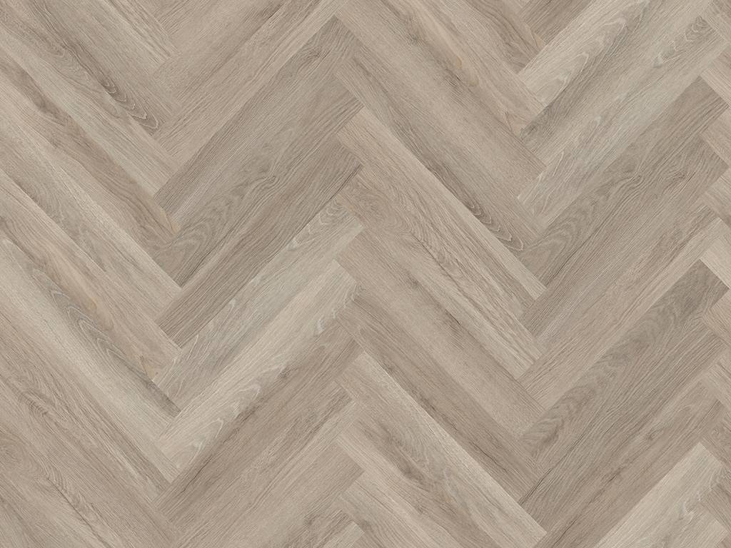 Polyflor Camaro Rigid Core PUR Herringbone Plank Waterside Oak RPQ4143