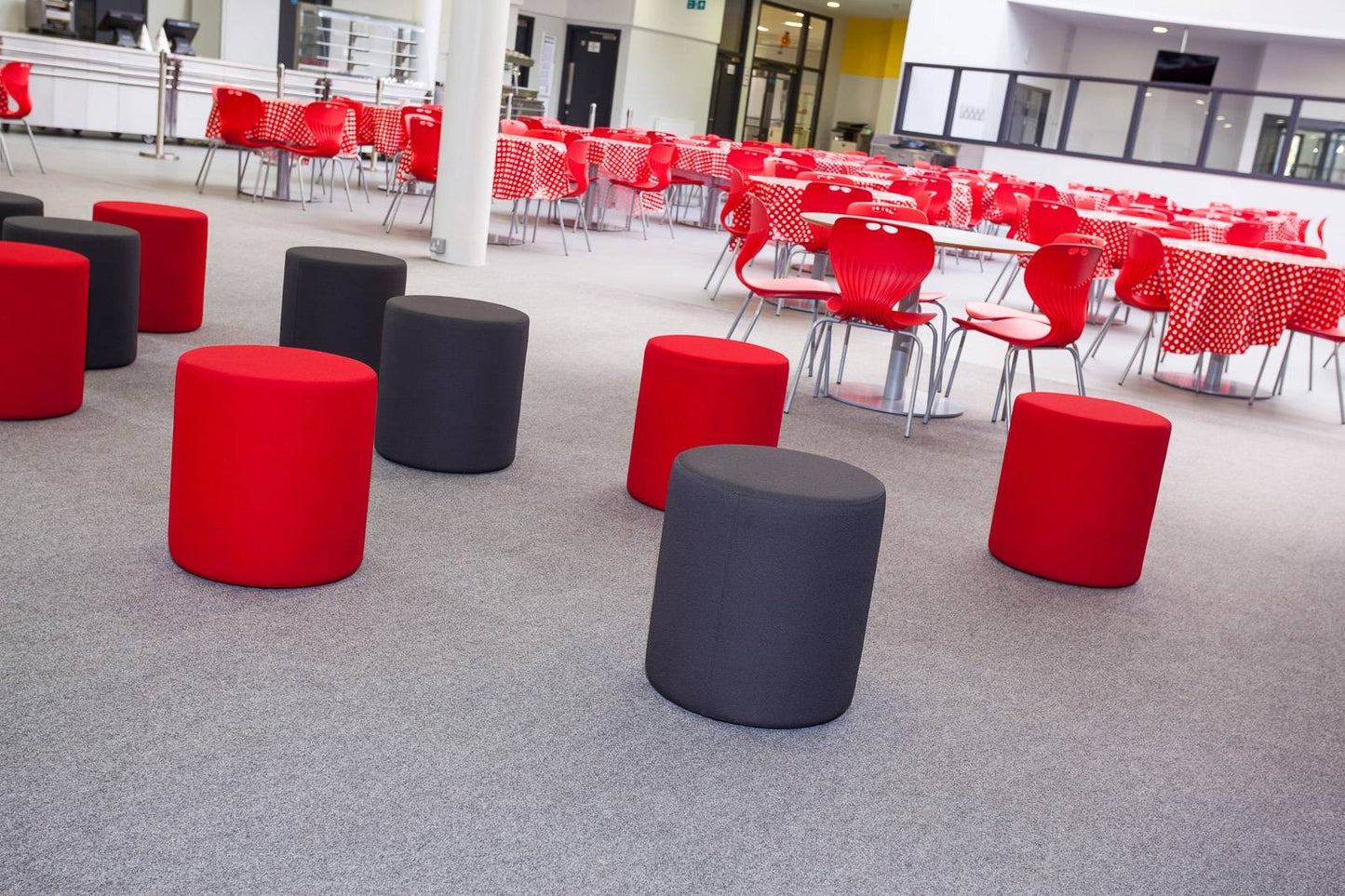 Heckmondwike Supacord Carpet Tile Steel Grey 50 X 50 cm